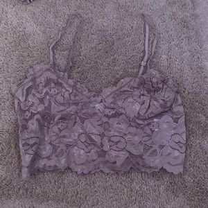 Light brown, medium crop top/bralette